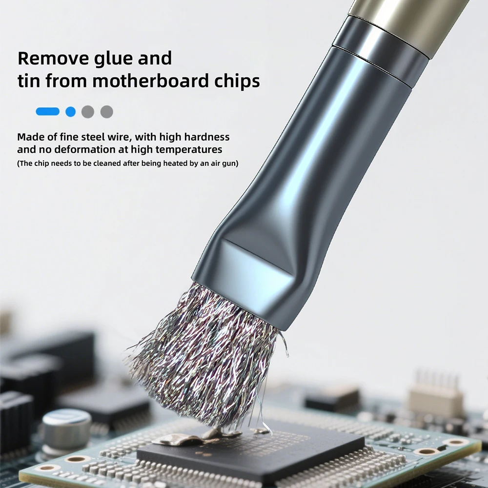 Multifunctional Manual Engraving Pen Tool Set Motherboard Chips Glue Tin Removal Solder Pad Clean No Trace Repair Fly Line Point