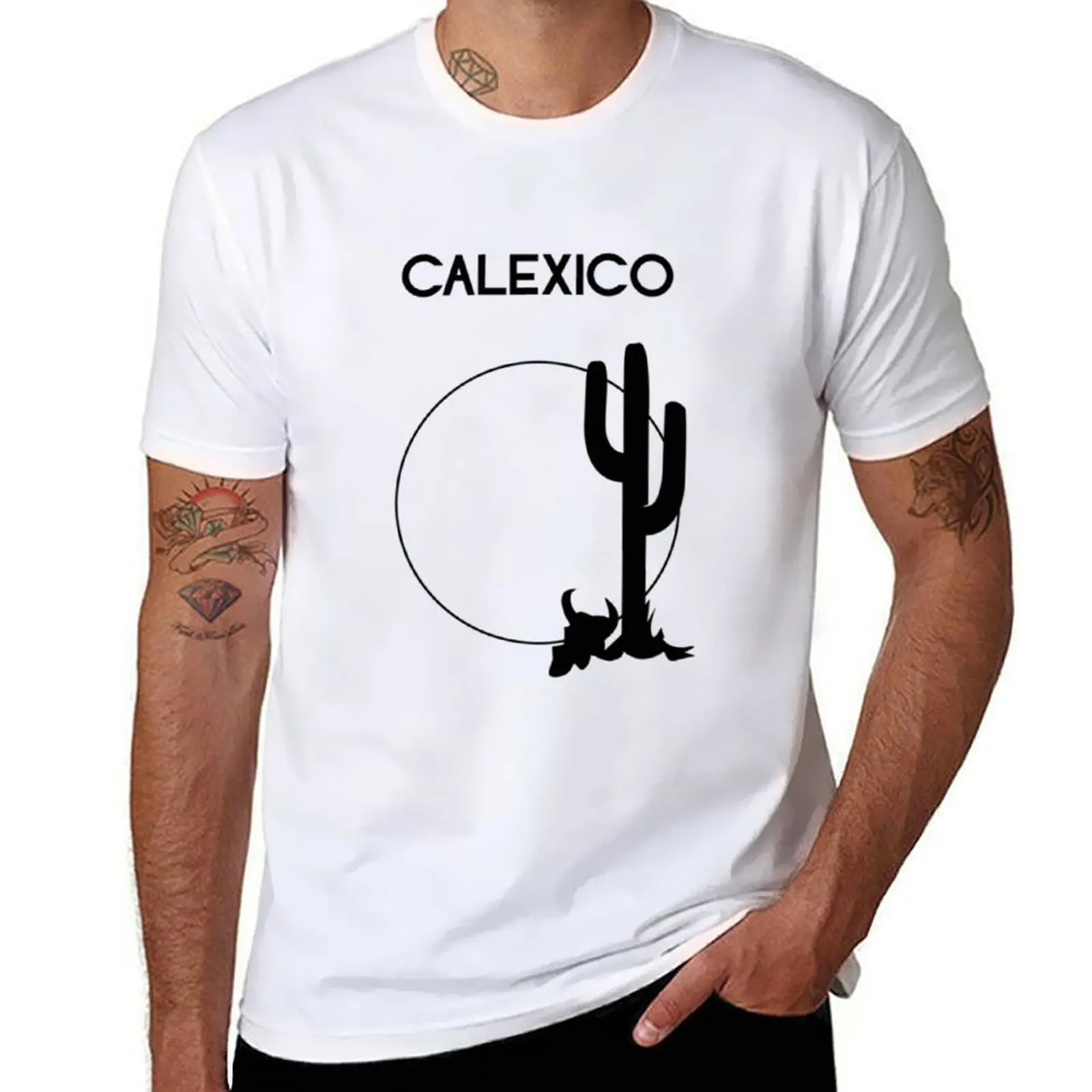 

Calexico Black T-Shirt t shirts for man graphic funny man t shirt luxury T-Shirt