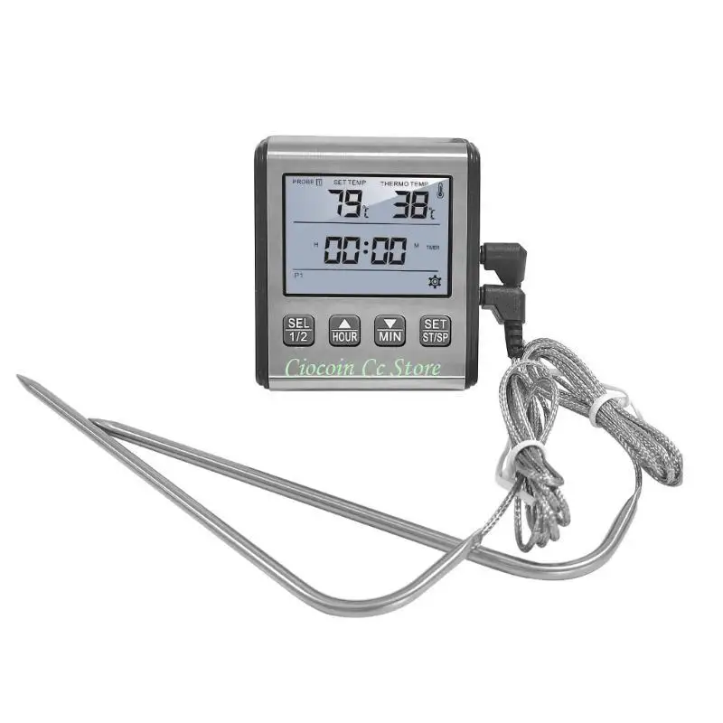 

X90F Precisions Grilling Thermometers 2 Probe Timer Alarm for Baking and Roasting Fast Instantly Read thermometers