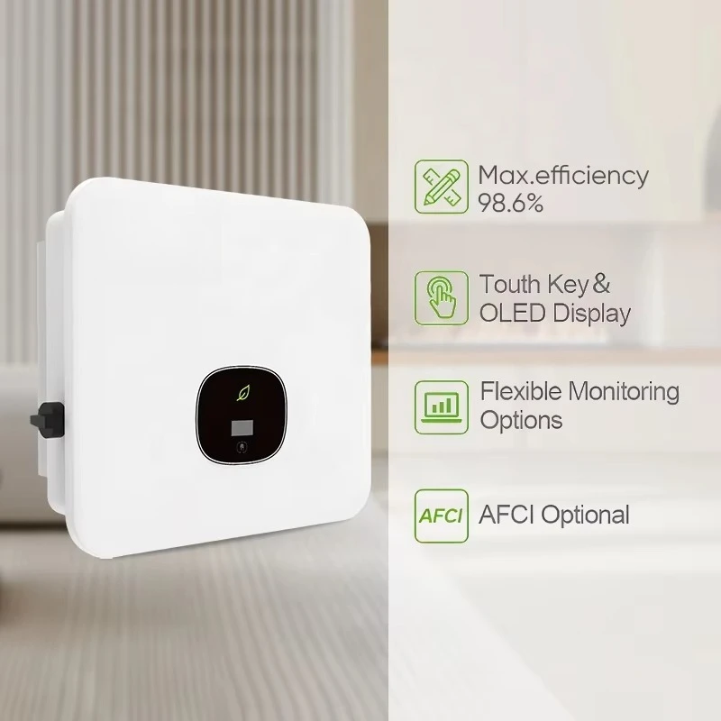 Photovoltaic Inverter on Grid 10kw 15kw Three Phase Wifi on Grid Hot Sell String Inverter for House