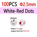 100pcs 2.5mm WRD