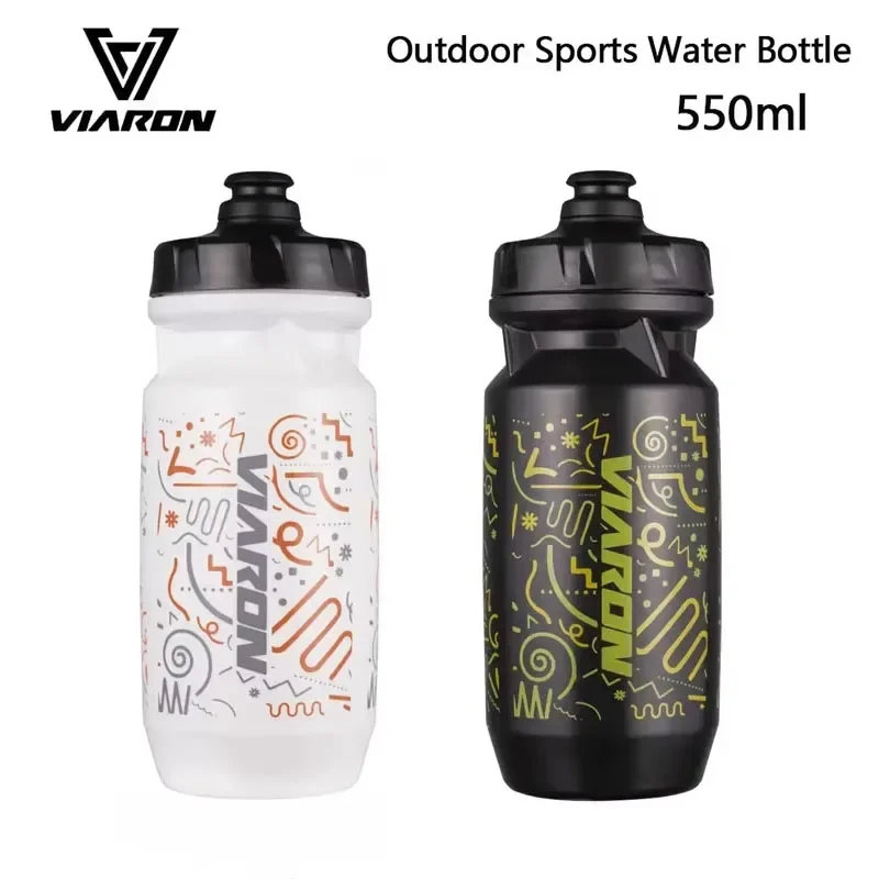 VIARON outdoor sports 550MLCapacity Leak Proof Drinking Portable MTB Cycling Water Bottle for Mountain Bike Sports Bottle