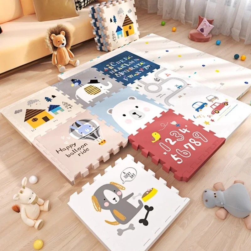 Splicing mat, crawling mat, anti-drop baby, children's foam  thickened baby crawling , living room household floor