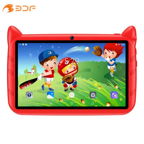 Nueva tableta WiFi 5G de 7 pulgadas Quad Core 4GB RAM 64GB ROM niños aprendizaje educación tabletas Android cámaras duales Google 4000mAh