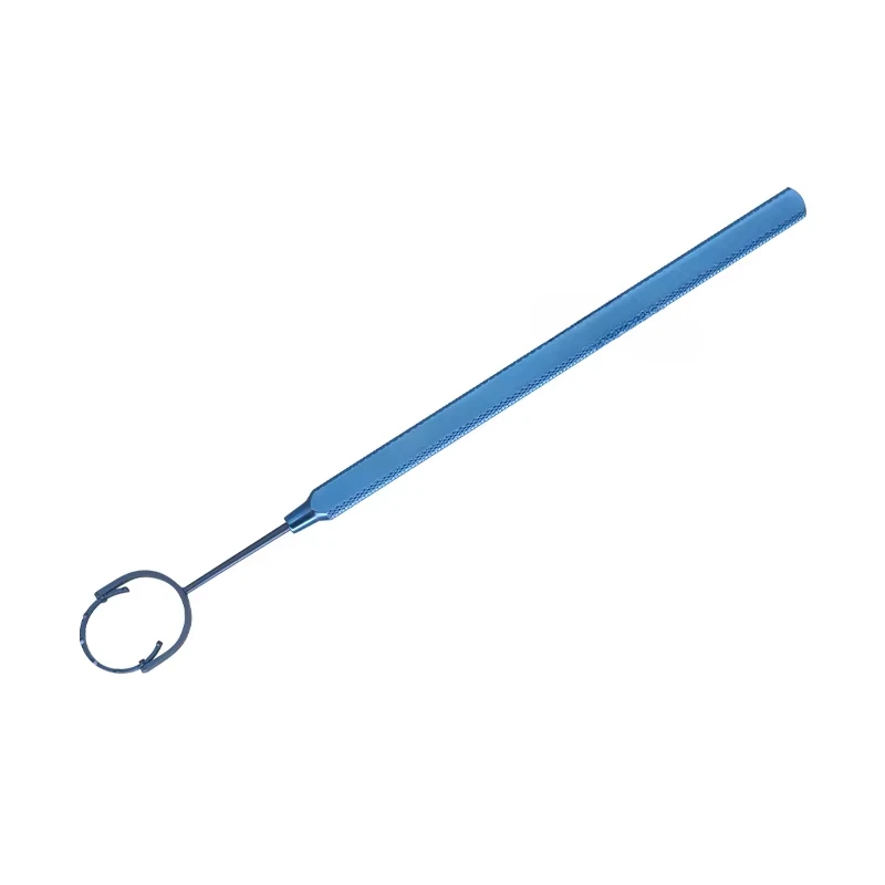 

Hot Sale Fine Thornton Fixation Ring Swivel Head Ophthalmic Hook Surgical Instrument Custom logo