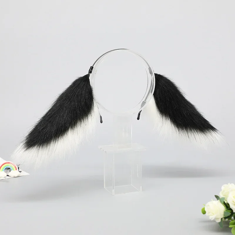 อะนิเมะใหม่ Pendulous หูอุปกรณ์เสริม KC Live TV Headdress ฟ็อกซ์หูผม Hoop Fox สาวฮาโลวีนคอสเพลย์ Props