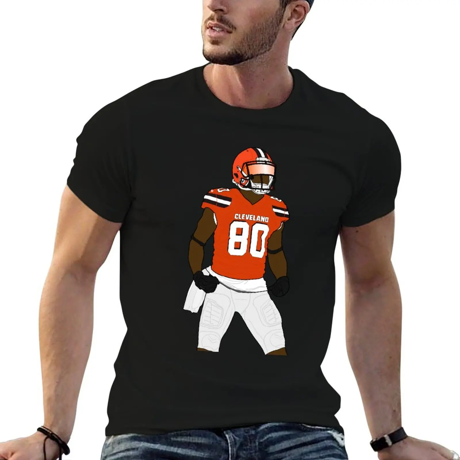 Jarvis Landry T-Shirt summer tops funny meme t-shirts tops new edition fruit of the loom mens t shirts