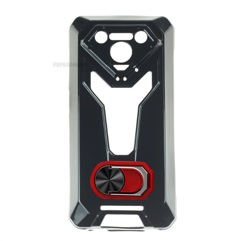 For Ulefone Armor 34 Pro+ Back Finger Ring Soft TPU Silicone Case On Armor34Pro Armor34 34Pro Pro Plus Bracket Phone Cover