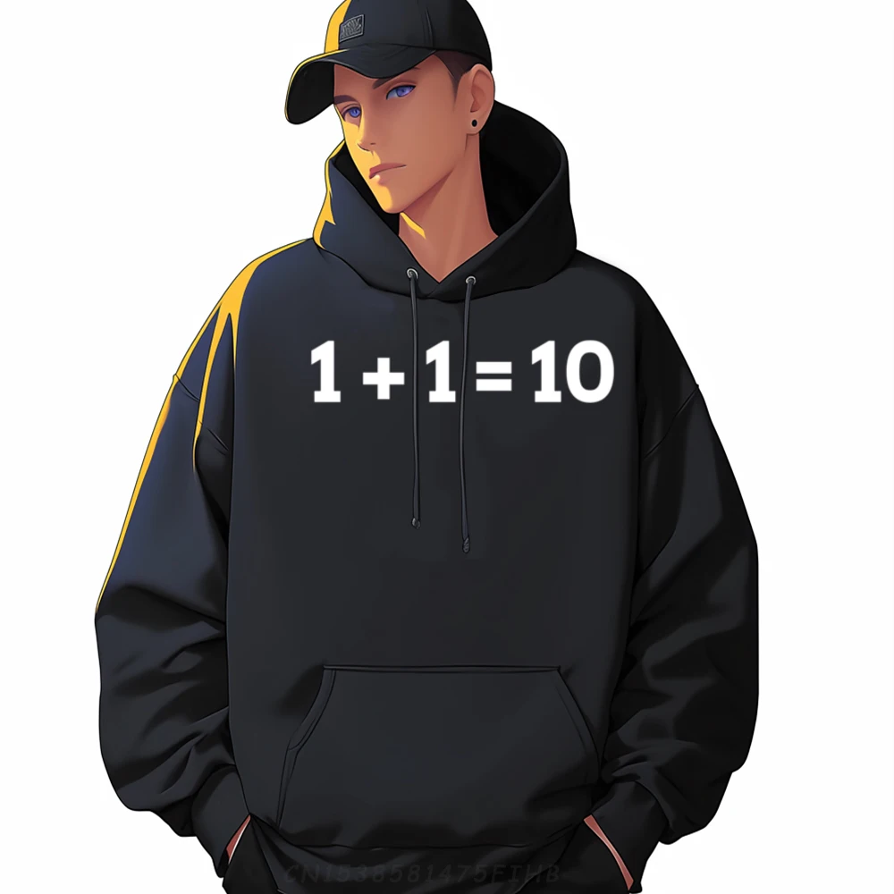 Binary Sum for Programmer Computer Nerd Free Shippping Clothes Eco-friendly and healthy Mens Hoodies