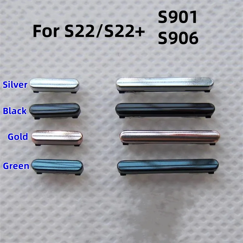 

Power Buttons Volume Button For Samsung Galaxy S22 SM-S901B S22+/Plus S906B S22Ultra SM-S908B 5G Side Volume Buttons Power Keys