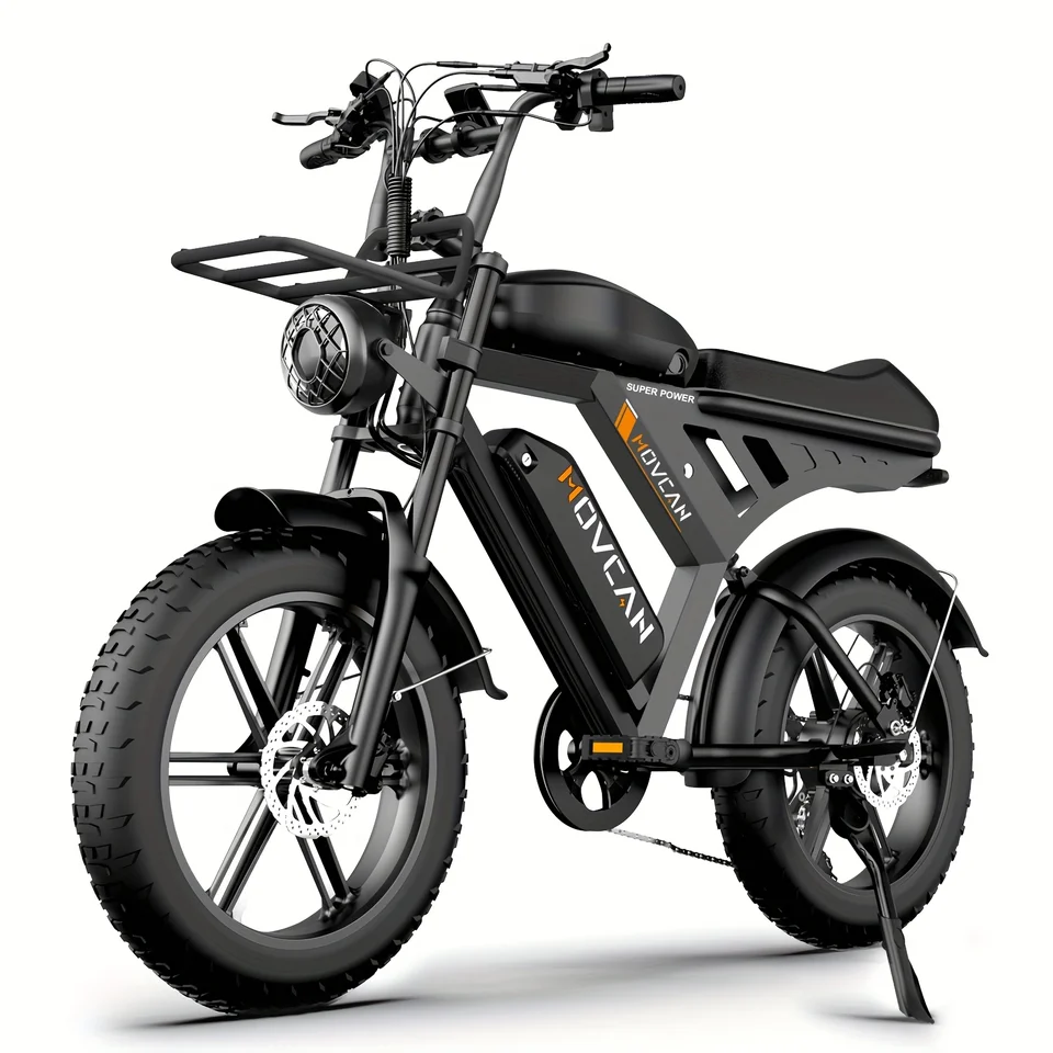 30Max Adult Electric Bicycle | 749W Motor, 20" Fat Tire, Top Speed 20MPH, 120 Miles Range, 15.6*AH Detachable Dual Battery, 7-Sp image 4