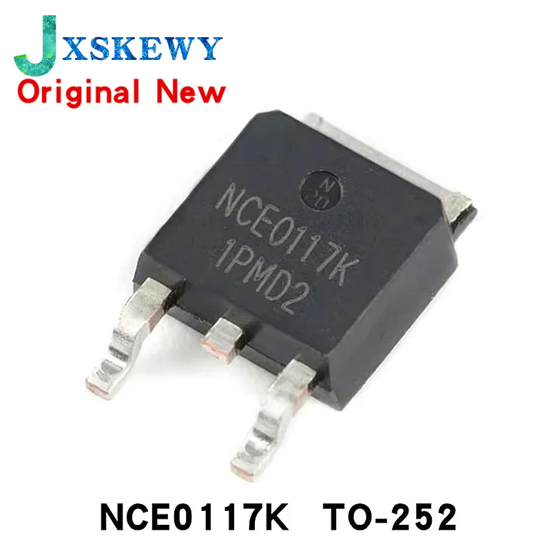 10Pcs New Original NCE0117K TO-252-2 100V/17A N-channel MOS FET