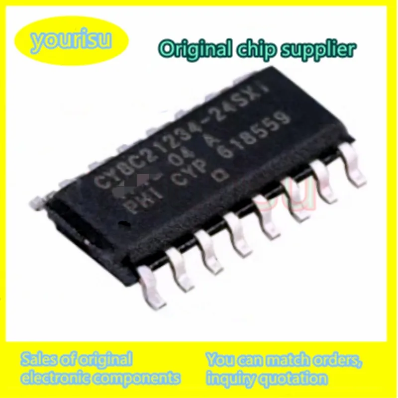 5Pcs/Lot CY8C21234-24SXIT CY8C21234-24SXI CY8C21234-24 IC MCU 8BIT 8KB FLASH 16SOIC Chip