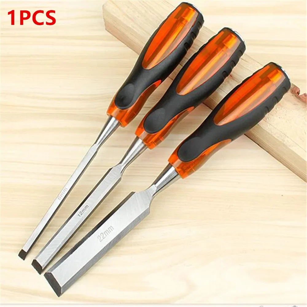 1 Uds. Cincel para carpintería, cincel para madera, pala plana, cuchillo de cincel, juego de herramientas de carpintería de carpintero hábil de acero especial