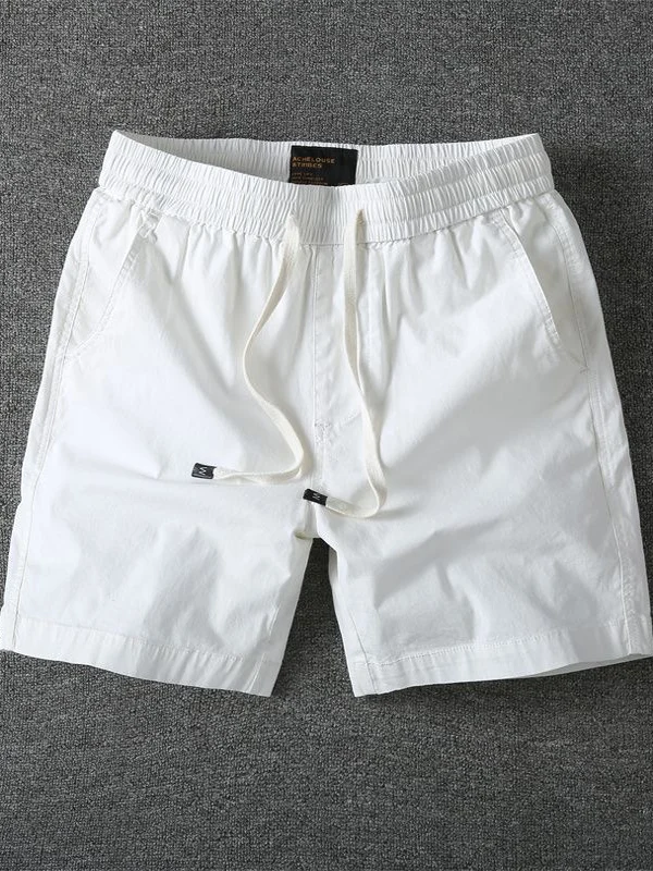 

Men's Pure Cotton Slim Fit 3/4 Length orts Workwear Casual Summer Faion Brand Breathable Comfortable Wear Resistant orts