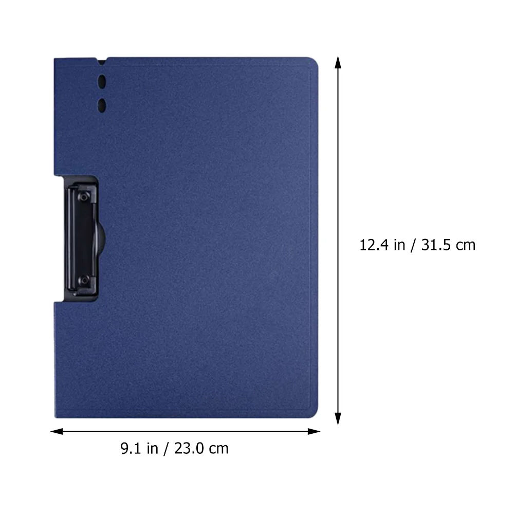 2 Pcs A4 Folder File Folders Writing Plate Clips Paper Organizer Document Office Supplies Holders Board Portable