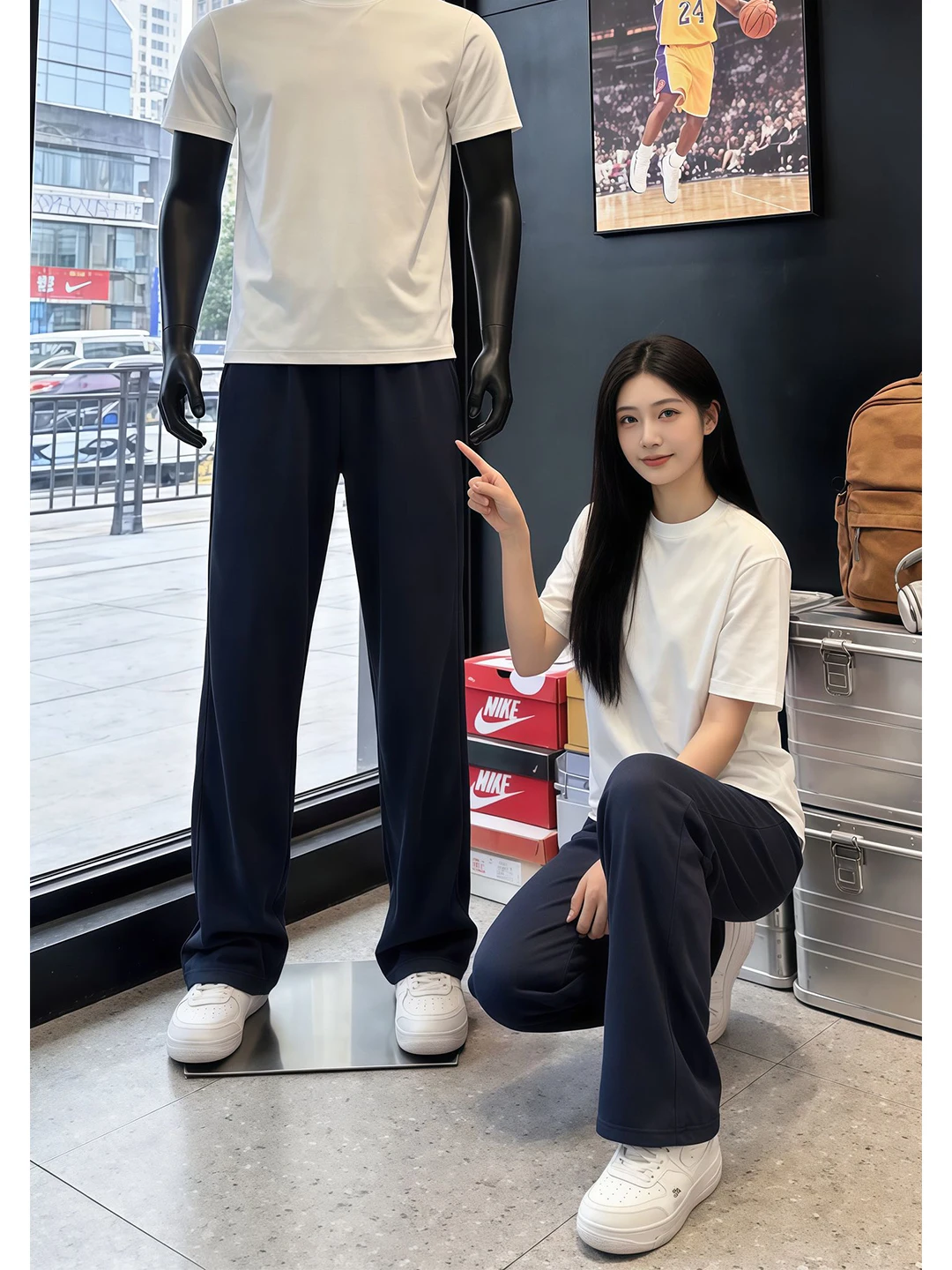 

Tall Straight Leg American Sle Sport Pants Men's Casual Trousers Spring Dra CleanFit Loose Fit Comfortable Leisure Pants