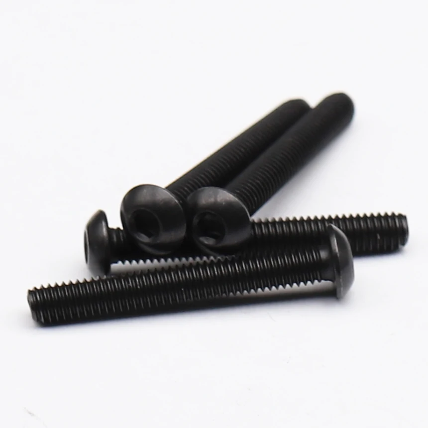 M3 M4 M5 5mm 6mm 8mm 10mm 12mm to 30mm Black 304 Stainless Steel SS DIN7380 Bolt Hex Hexagon Socket Pan Round Button Head Screw