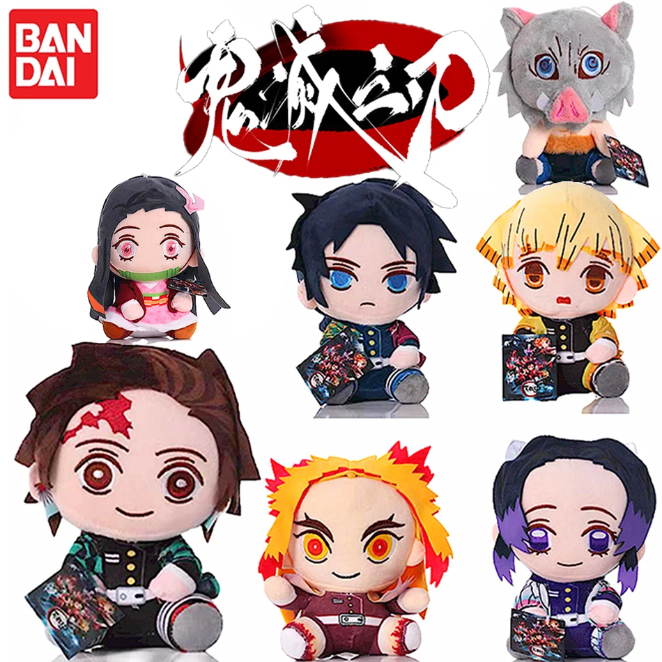 

@20cm Hot Japan Demon Slayer Plush Dolls Lovely Anime Kimetsu No Yaiba Kamado Tanjirou Nezuko Zenitsu Kyoujurou Toys Kids Gifts