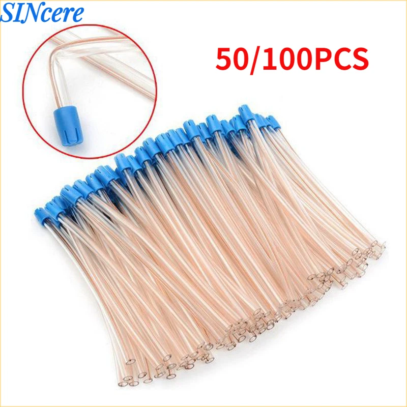 

50/100pcs Disposable Dental Suction Tube Saliva Ejector Aspirator Tube Dental Disposable Soft Flexible Low Volume Suction Tips