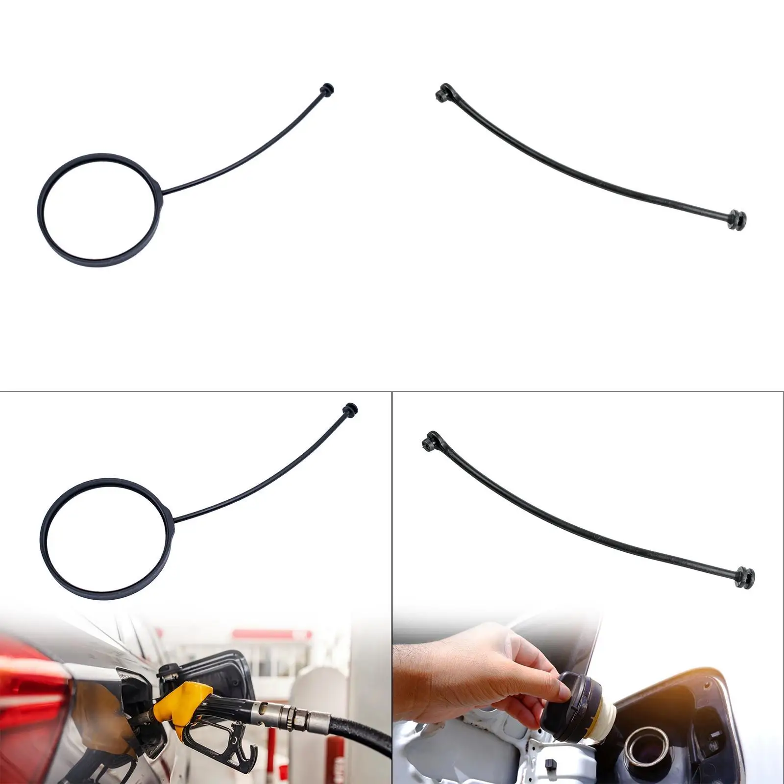 Câble de bouchon de réservoir de carburant automobile, bouchon de gaz en plastique Durable, réparation de corde d'attache pour BMW série 1 2 3 4 5 6 7 8