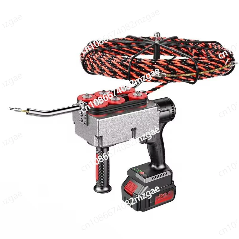 

Threader Through Wall Tool Electrician Threading Machine Brushless Wall Wiring Machine Electrical Wire Puller Pipe