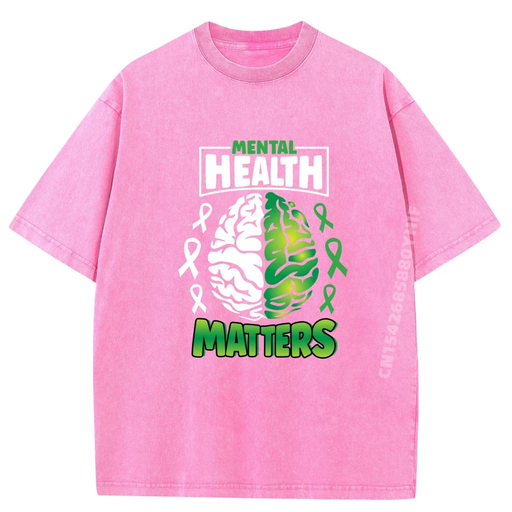 مسائل الصحة العقلية انتشار الوعي الدماغ الشريط الأخضر الفاخرة مصمم لفترة محدودة خاصة غسلها تي شيرت هدية فكرة #3