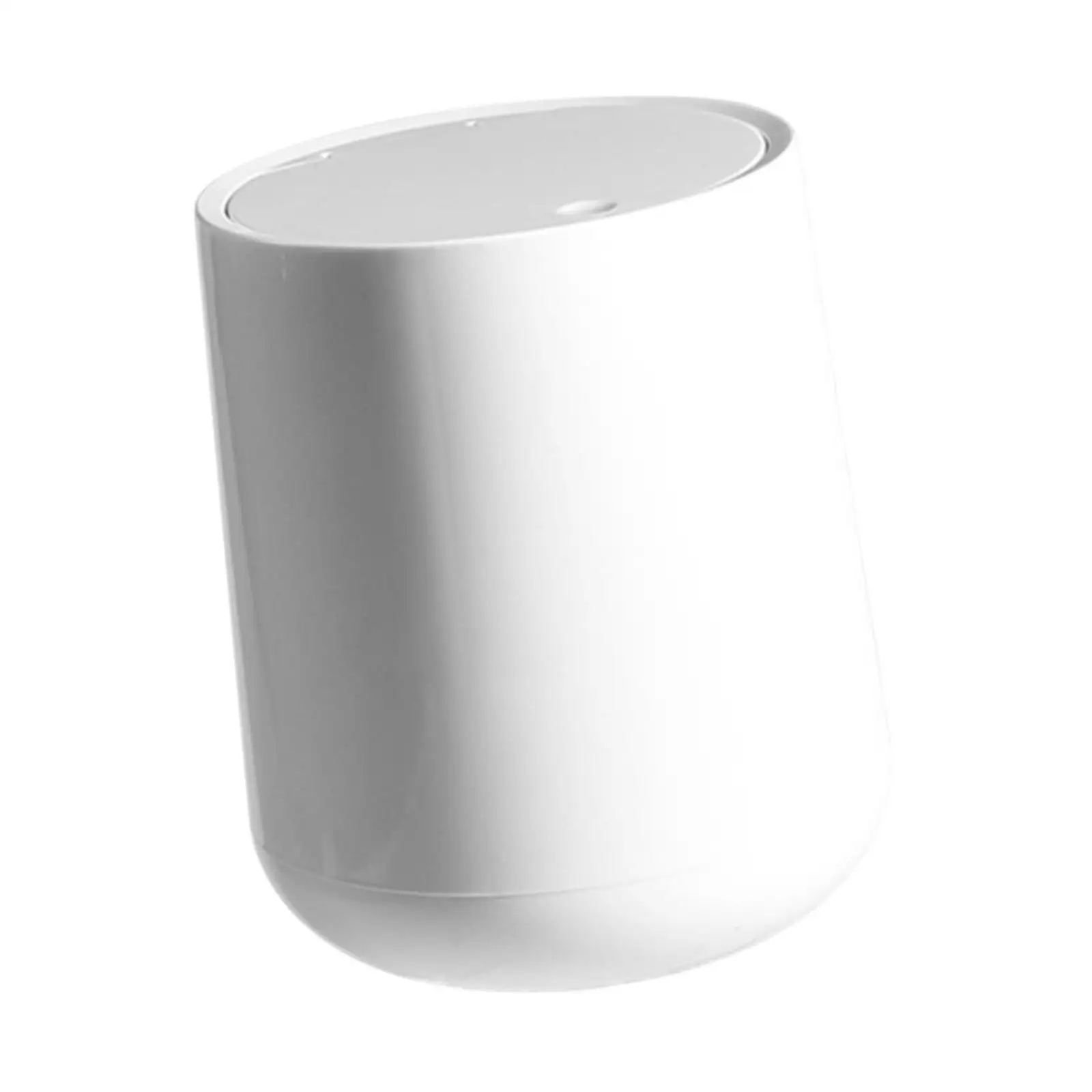 

Мини-мусорное ведро, креативная белая настольная корзина для мусора с нажимной крышкой, для общежитий, автомобиля, туалетного столика