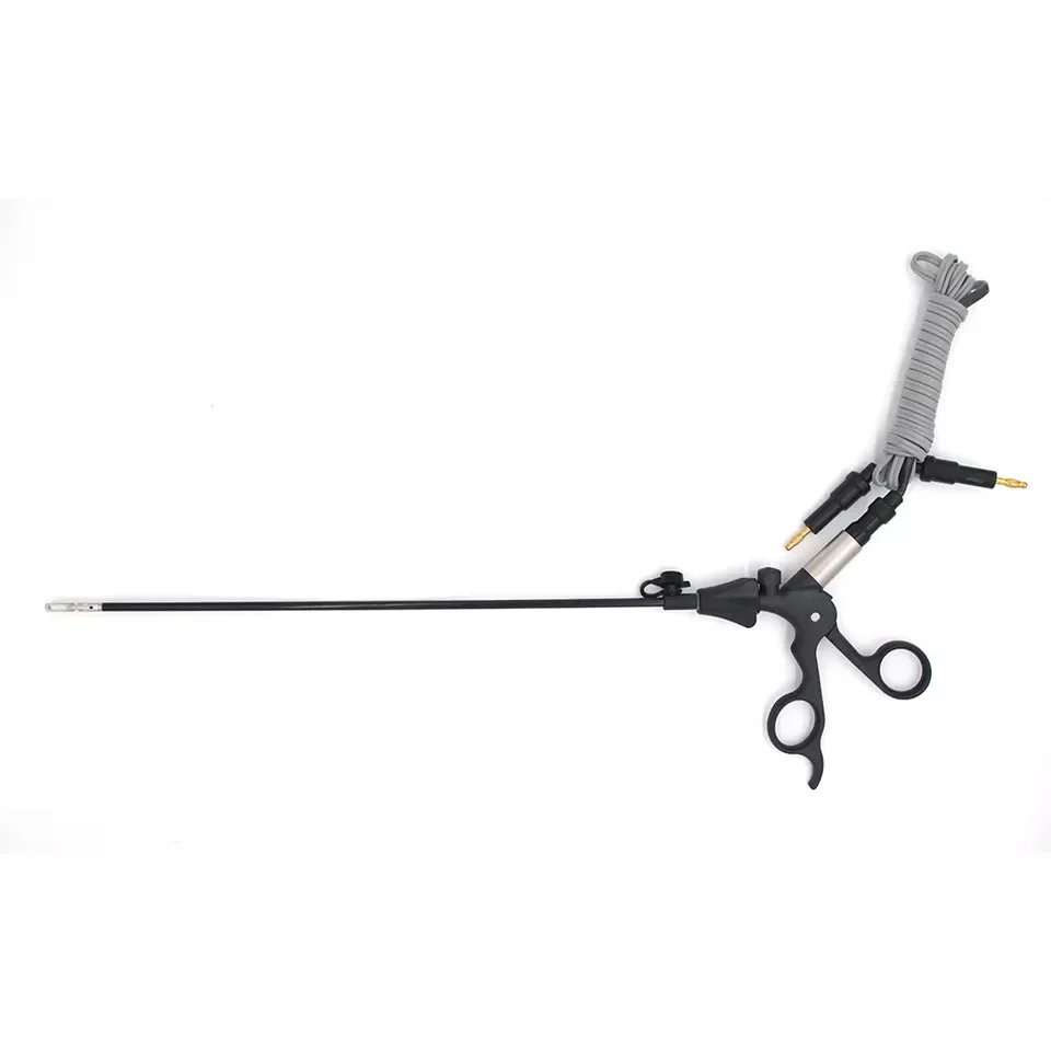 Euprun Insulated 5mm Laparoscopic Bipolar Forceps With Cable For Veterinary