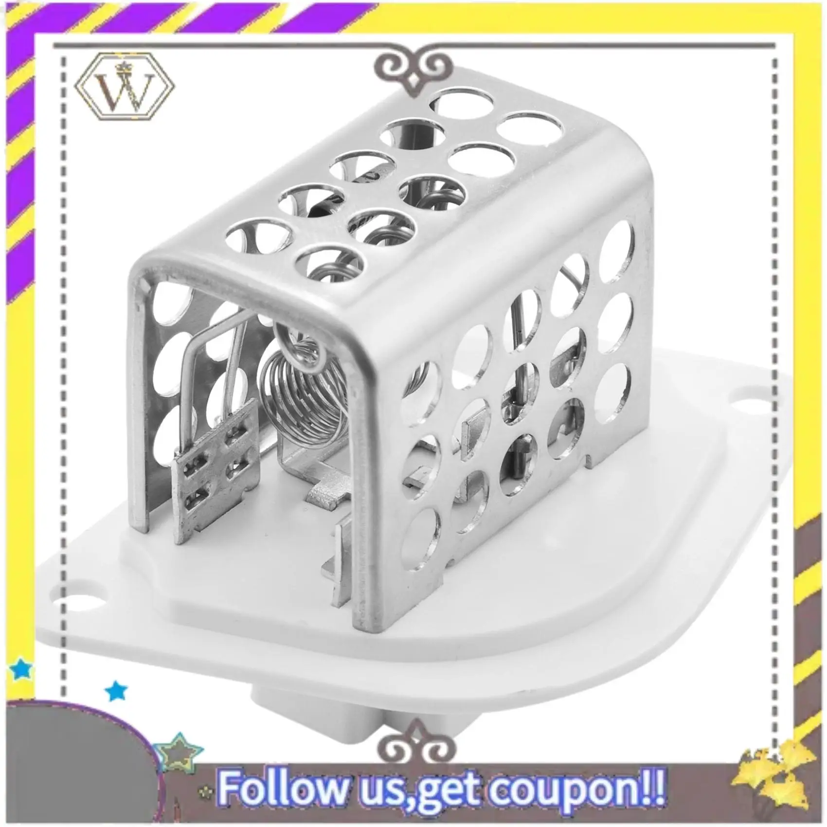 

L38A-Heater Blower Motor Resistor 4864957 Replacement Air Conditioning For 1997-2001 Jeep Cherokee/TJ/Wrangler RU353