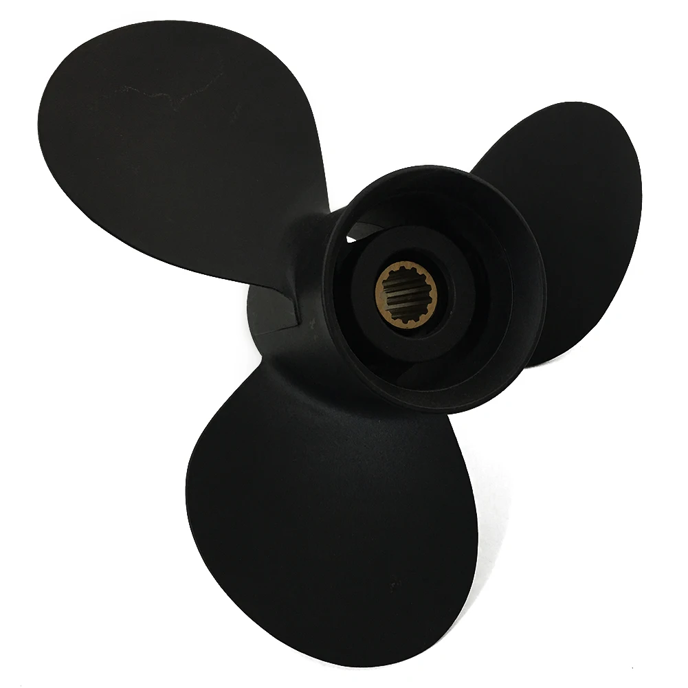 Boat Propeller 11.6x11 for Tohatsu 40HP-60HP 3 Blades Aluminum 13 Tooth RH OEM NO: 3T5B64523-1 11.6x11