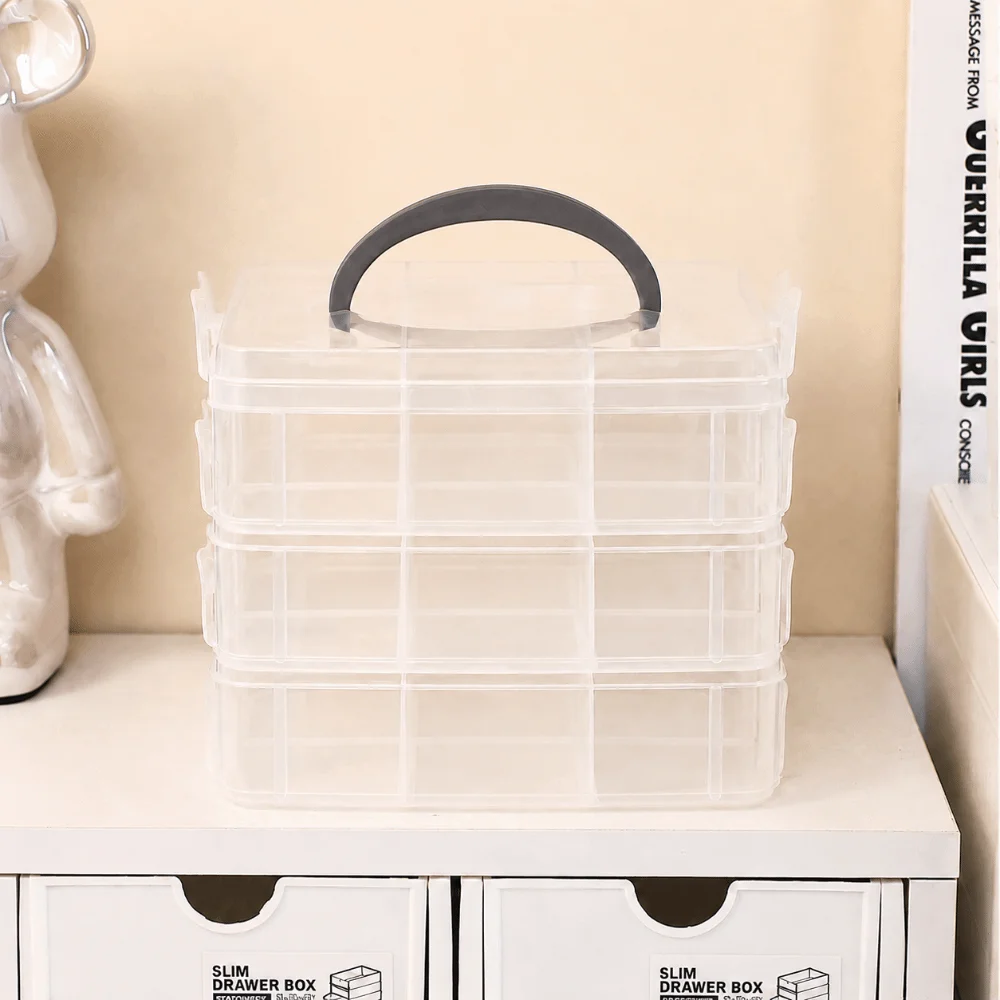 Transparent Design Alloy Model Car Storage Box Detachable Structure Large Capacity Car Display Shelf Portable Case