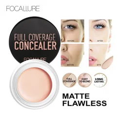 Wholesale FOCALLURE Waterproof Full Coverage Concealer Cream Oil-control Moisturizing Lightweight Foundation Makeup Cosmetics