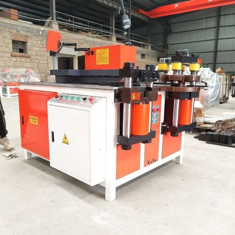 Four-In-One Multifunctional Hydraulic Busbar Processing Machine Copper Busbar Processing Machine Busbar Bending Machine Trade
