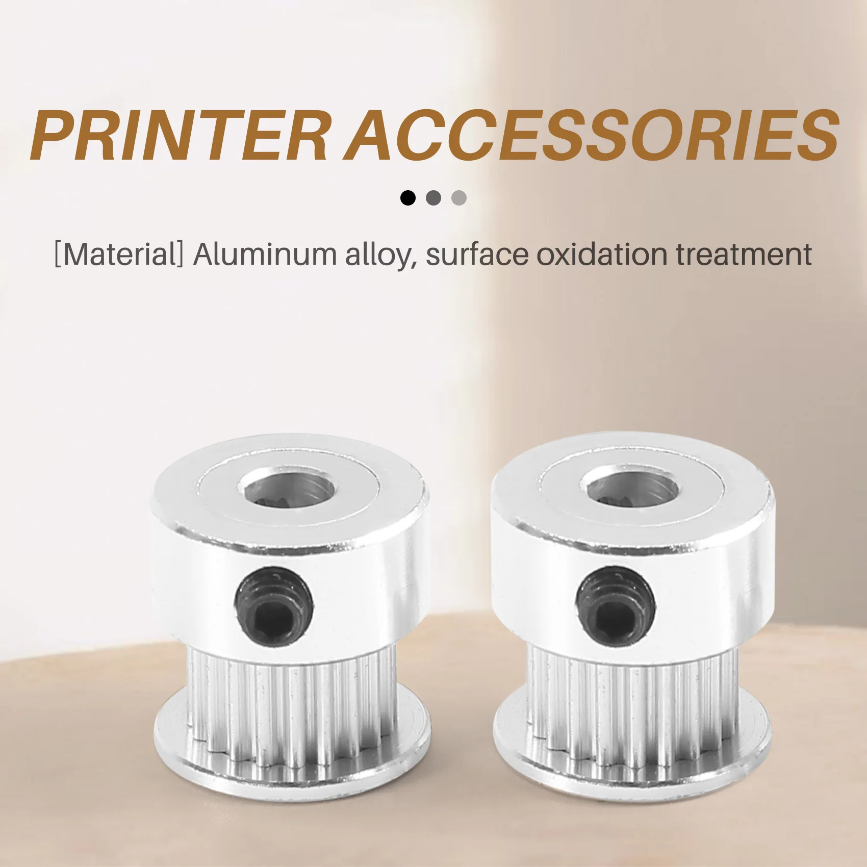 ABAN 2 Sets of 2GT Timing Wheels 20&60 Teeth 5mm Bore Aluminum Timing Pulley 2 Piece Set Length 200mm Width 6mm Belt