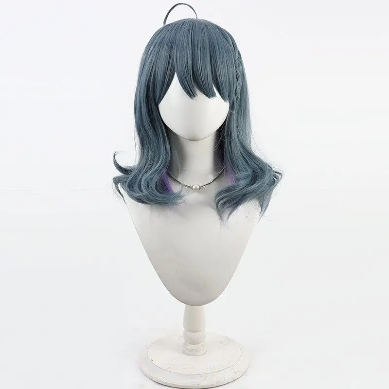 Virtual YouTube Vtuber Koshimizu Toru Cosplay Wig Heat Resistant Synthetic Hair+ Wig Cap Halloween Carnival Party Props