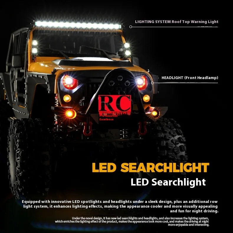 

1/10 RC профессиональный полномасштабный радиоуправляемый автомобиль внедорожник 4WD альпинистский автомобиль двухскоростная механическая смена передач