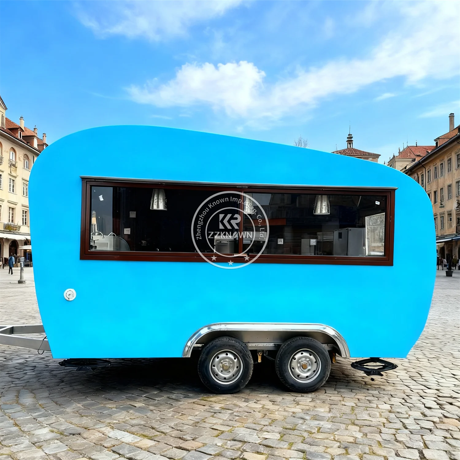 

Portable Food Truck Ice Cream Vending Carts Mobile Pizza Truck Street Bbq Trailer Concession Food Trailer With Full Kitchen