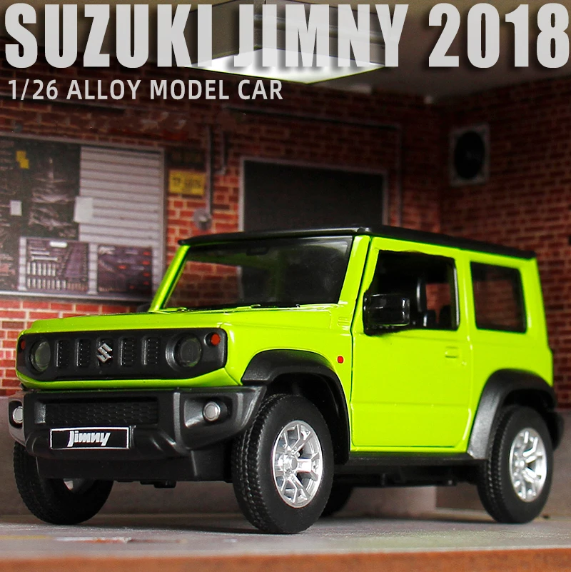 سوزوكي جيمي-نموذج سيارة من خليط معدني للطرق الوعرة ، 1:26 ، لعبة وقوالب معدنية ، محاكاة ، صوت ، ضوء ، مجموعة ، لعبة ، هدية