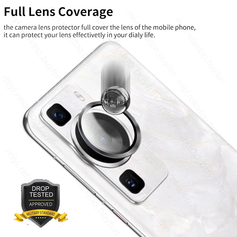 9D Curved Camera Protector Tempered Glass Matel Frame Cover For Huawei P60 Pro 4G Case Lens Cap On Hauwei Huawey P 60 Pro P60Pro