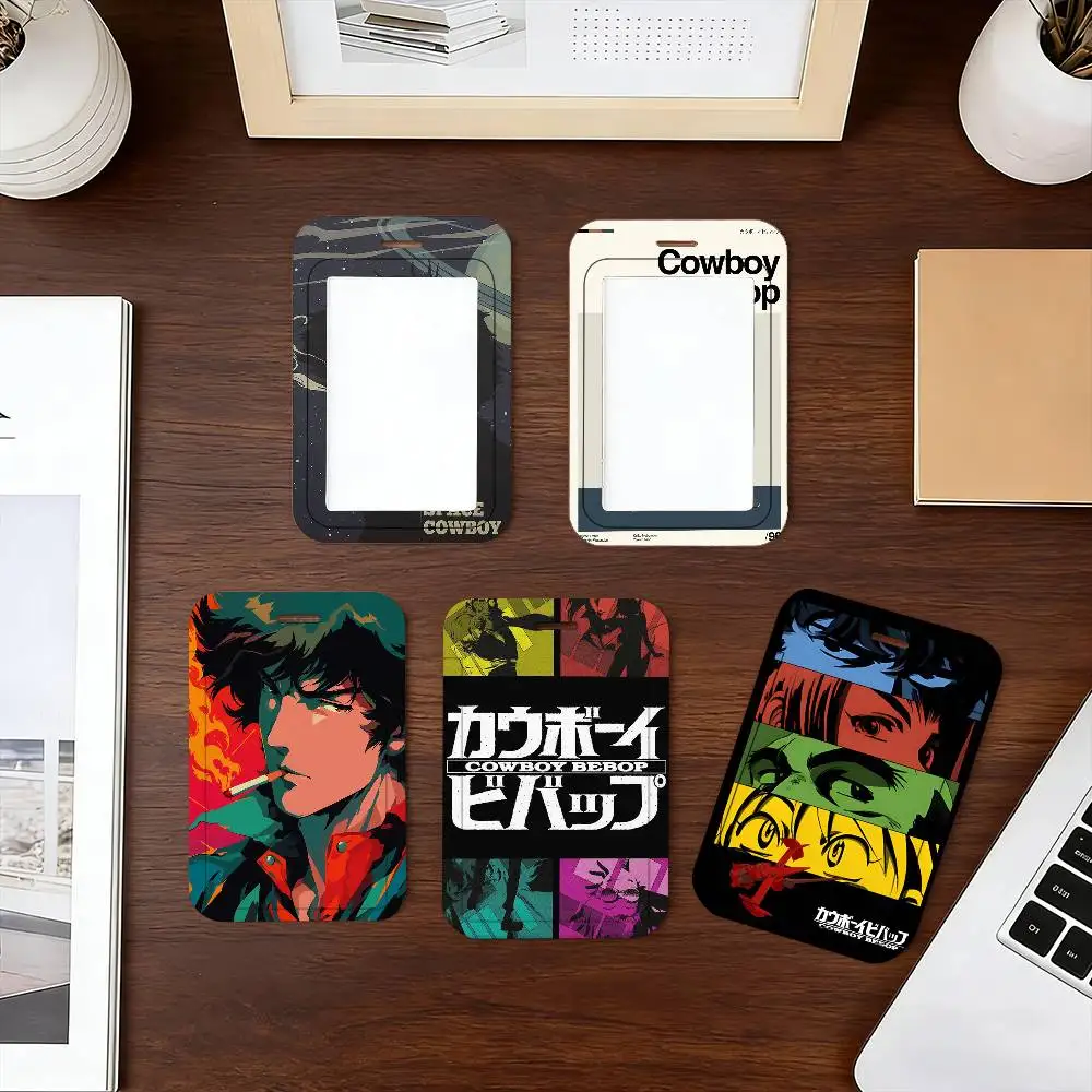 Anime Cowboy Bebop Lanyard Card Holders Student ID Card Holders Neckband Card Holders Access Control Accessories Gifts