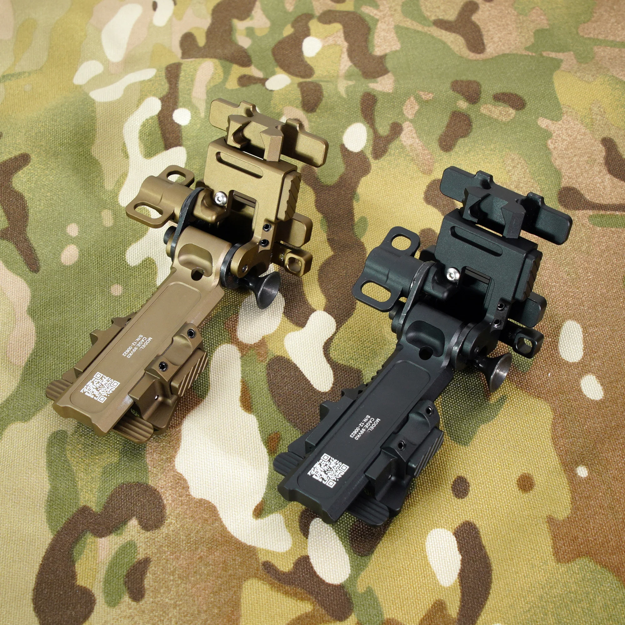 NI Alpha NVG Halterungsarm mit Schwalbenschwanzbefestigung, Ultraleichter Druckknopf-Freigabe Nachtsicht-Helmhalterung für PVS-14 PVS31 GPNVG-18 – Detail 19
