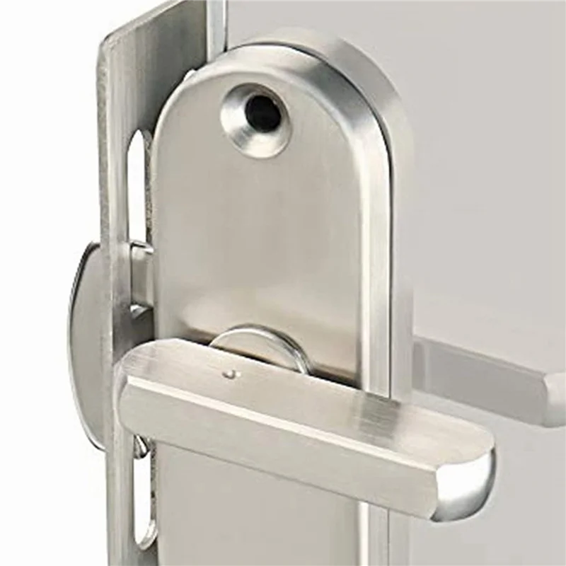 Picture 3: A84X-3Pc 90 Degree Hinge Lock Sliding Door Hook Lock Aluminum Wood Door And Window Lock Barn Lock Household Tools