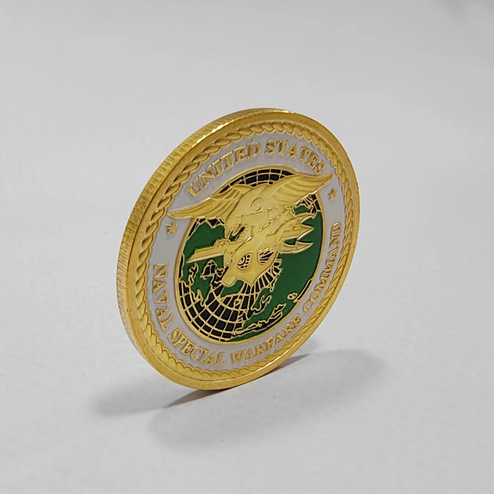 1pc US Navy Special Warfare Command  Challenge Coin Collectible Military Commemorative Coin Army Souvenir Gifts