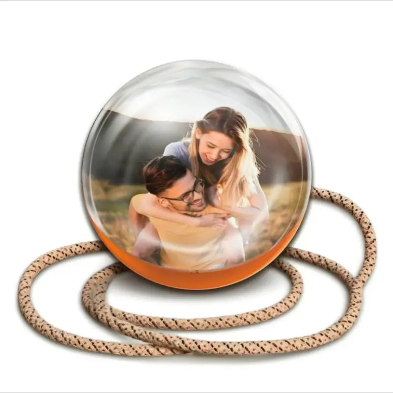 

3d Crystal Ballvideo Player Displaying Customizable Video Glass Ball Electronic Screen Gift Perfect For Couples Petsand Memorie