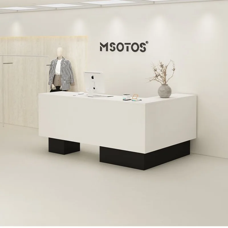 

Small corner checkout page clothing store bar counter women's clothing store counter reception desk