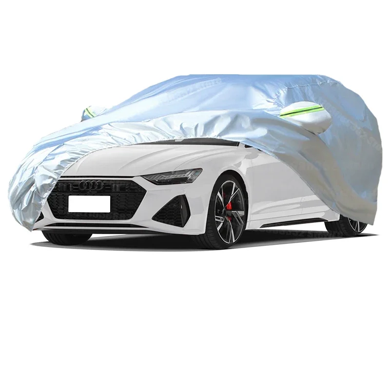 For Audi RS6 Car Cover Outdoor Protection Covers Snow Sunshade Waterproof Dustproof Exterior UV Car Accessories