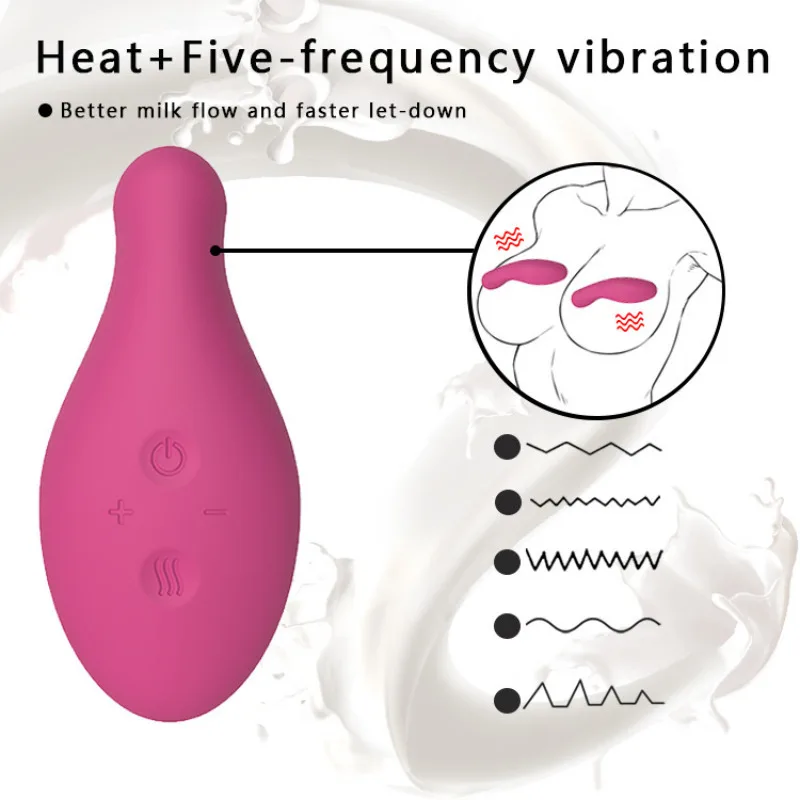 Postpartale silikon stillzeit massager heizung wasserdichte weiche brust stillzeit massager brust harte block dredge heiße kompresse