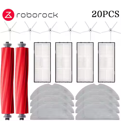 Main Side Brush Mop Hepa Filter Dust Bag Cleaning Rolling Brush Roborock S7 Maxv Ultra S7 Pro Ultra Robot Vacuum Accessories - Image 31