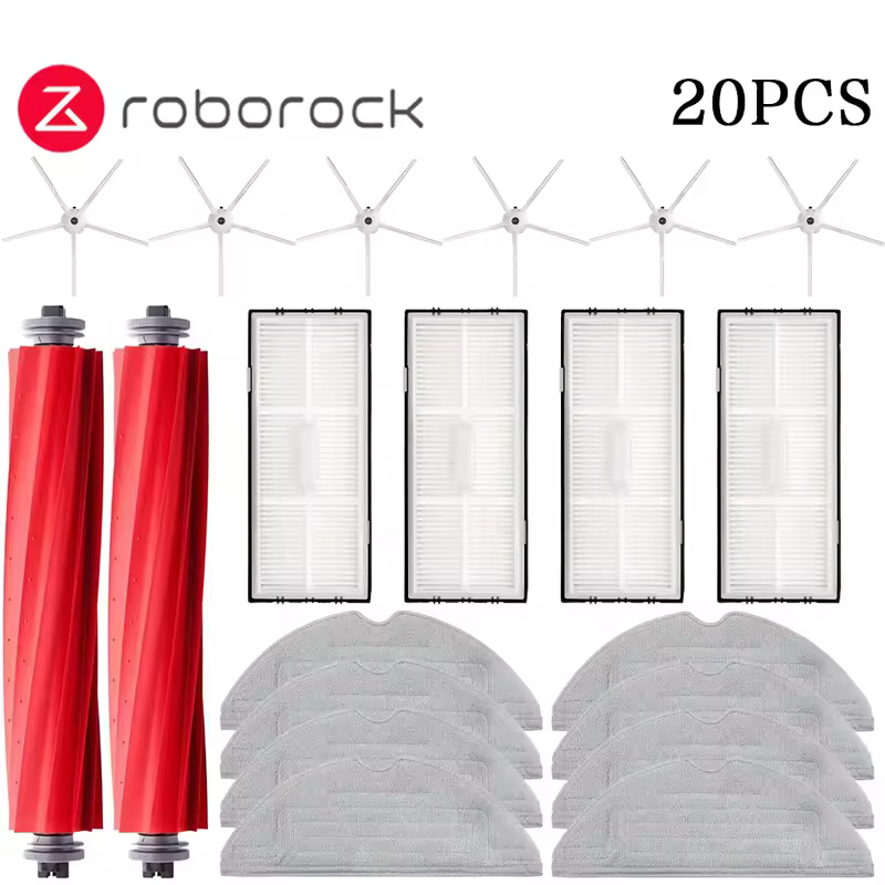 Main Side Brush Mop Hepa Filter Dust Bag Cleaning Rolling Brush Roborock S7 Maxv Ultra S7 Pro Ultra Robot Vacuum Accessories - Image 31